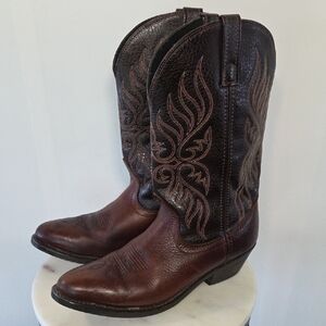 Laredo Womens Brown Leather Boots Size 10M